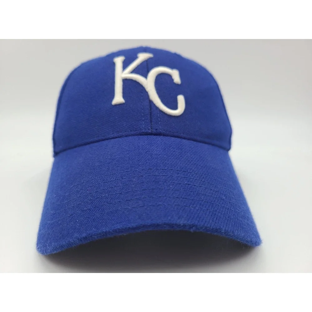 Youth Kansas City Royals TEI Adjustable Hat Cap Boy Girl MLB Baseball Blue White